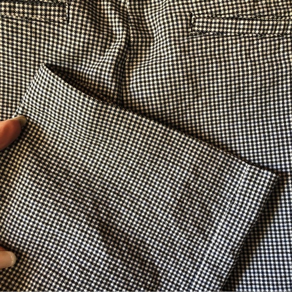 Hilary Radley pull on super stretch houndstooth black and white check pant M - Picture 6 of 7
